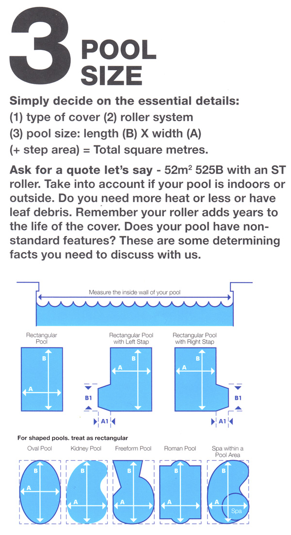 How to measure a pool blanket
