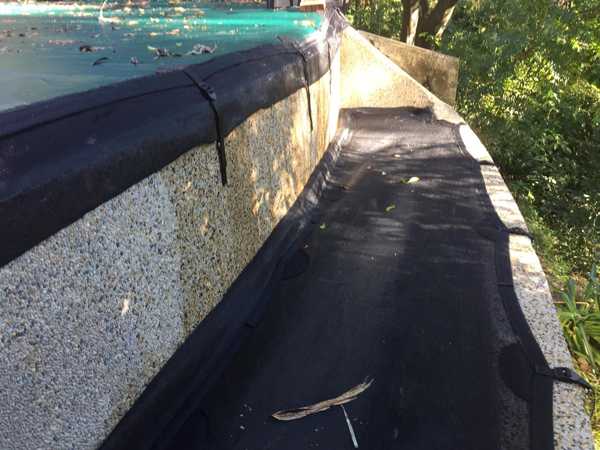 Infinity edge & holding tank covers