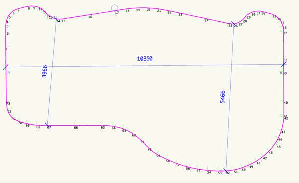 CAD design of DIY pool cover