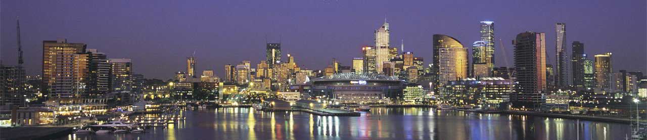 Panoramic view of Melbourne skyline, showcasing cityscape and landmarks - Pool Covers Melbourne